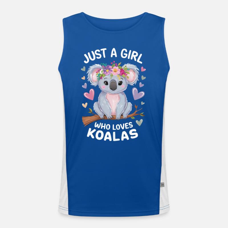 Koala Koala Koala Ours Koala Animal Débardeur respirant contrasté Homme 