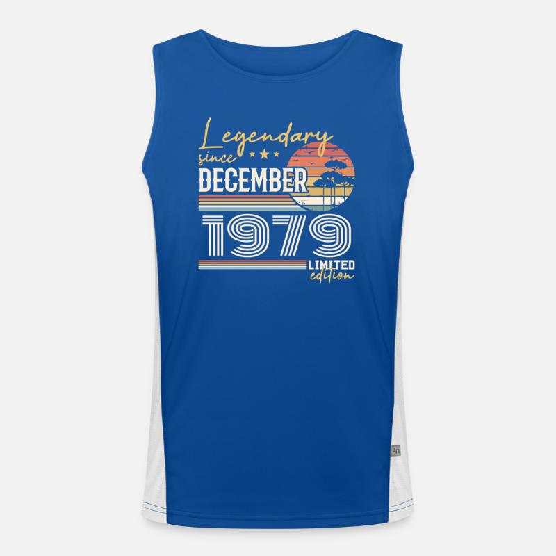 December 1979 46th Anniversary Gift Men's Functional Contrast Tank Top 