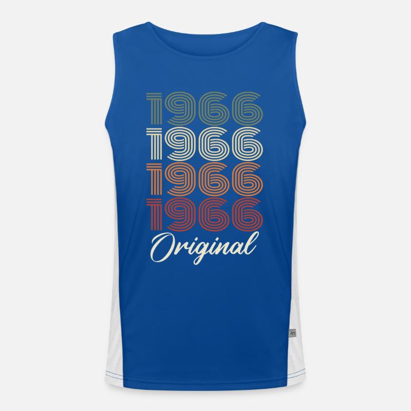 1966 Original Vintage Geburtstagsgeschenk 1966 Funktionelles Kontrast-Tank Top für Männer 