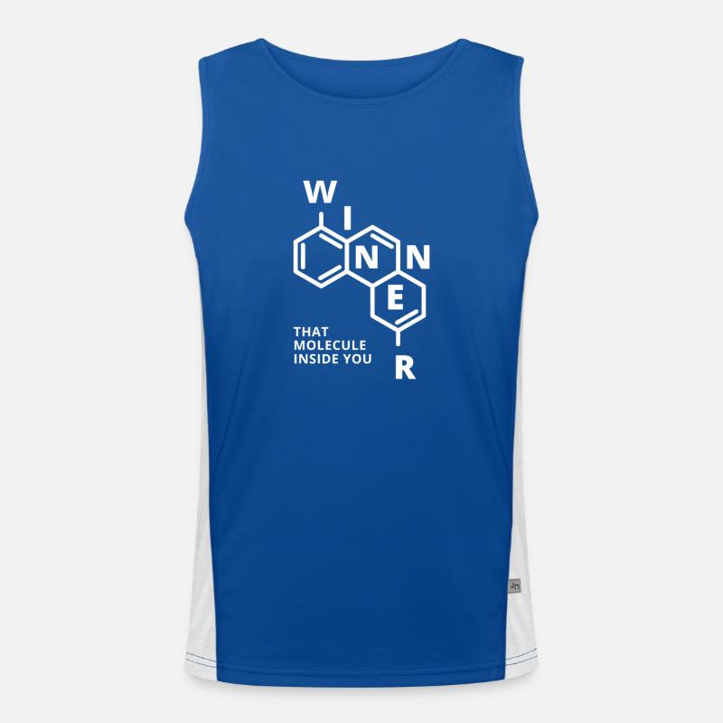 THAT MOLECULE INSIDE YOU Funktionelles Kontrast-Tank Top für Männer 
