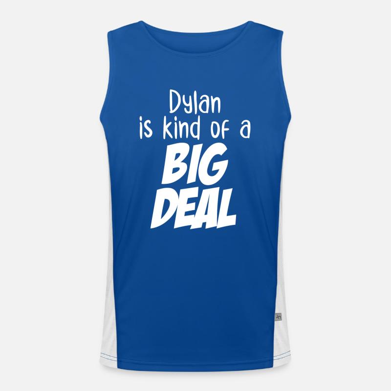 Dylan ist eine große Sache Funktionelles Kontrast-Tank Top für Männer 