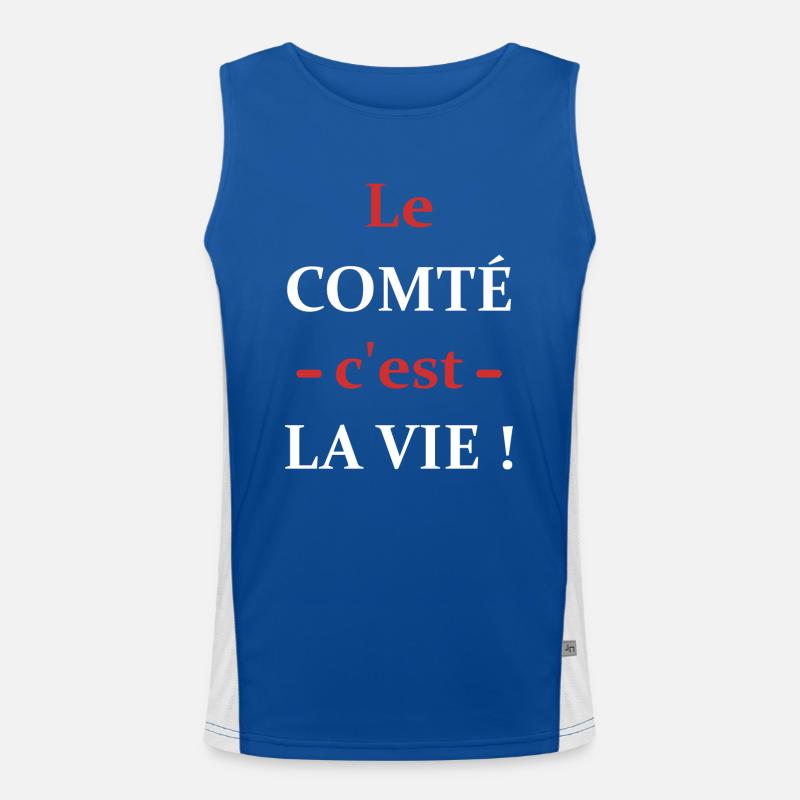 Le comté c'est la vie Débardeur respirant contrasté Homme 