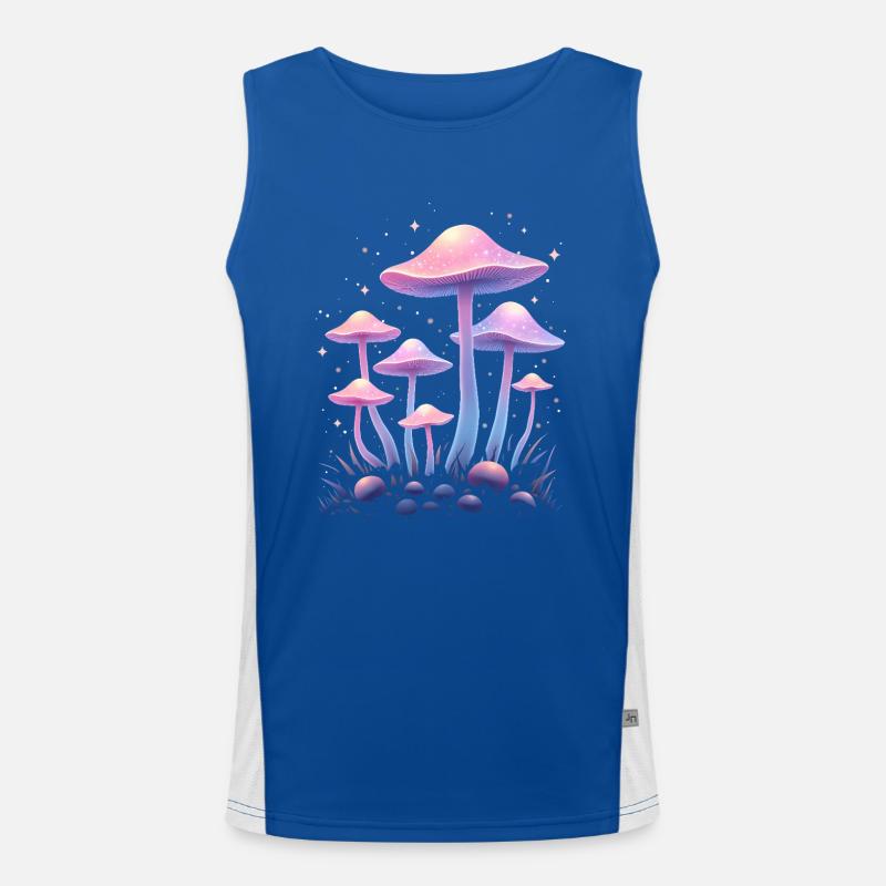 Conception de champignons magiques - Mystic Forest Débardeur respirant contrasté Homme 