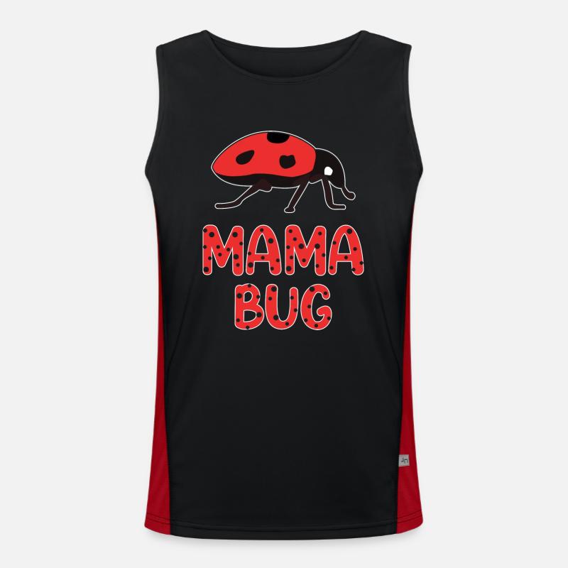Mama Bug Lady Bug Lover Biologie Insecte Mère Débardeur respirant contrasté Homme 