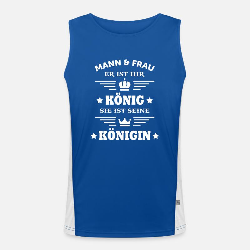 Mann Funktionelles Kontrast-Tank Top für Männer 