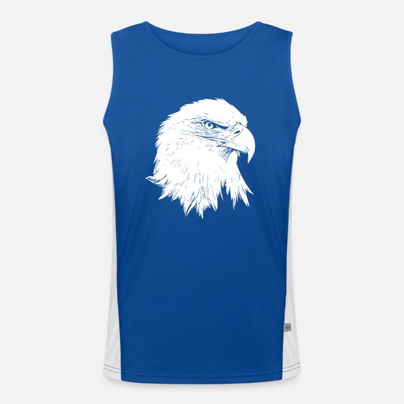 Eagle / Bald Eagle Men's Functional Contrast Tank Top 