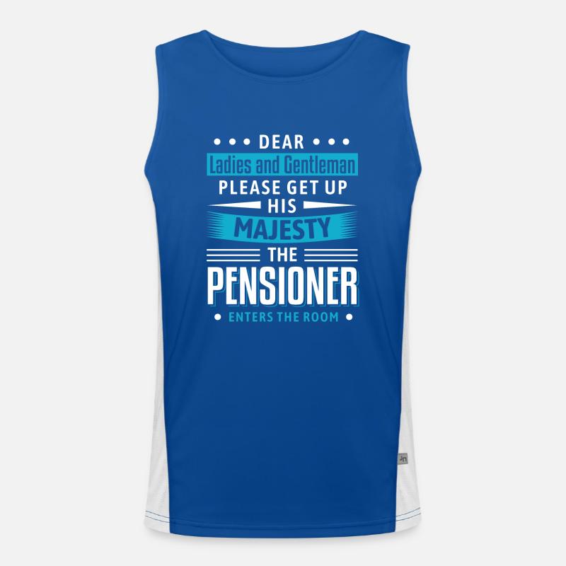 Rentner & Ruhestand 2020 Geschenkidee Mann Funktionelles Kontrast-Tank Top für Männer 