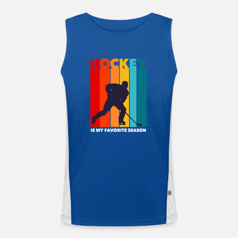 Eishockey Funktionelles Kontrast-Tank Top für Männer 