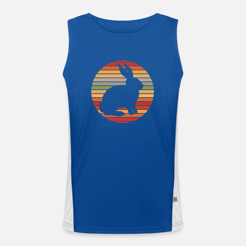 Hase Funktionelles Kontrast-Tank Top für Männer 