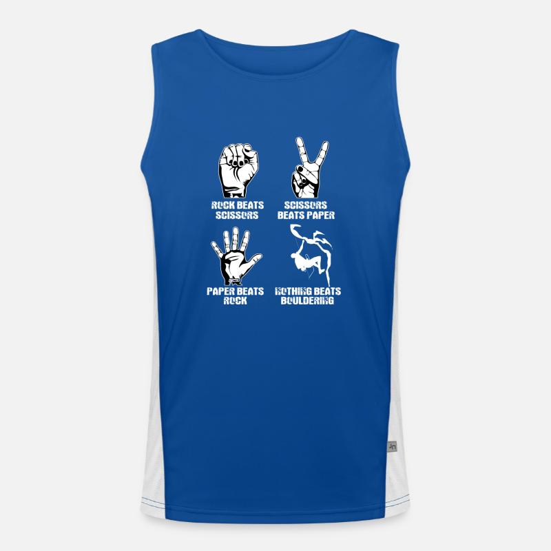 Bouldering Men's Functional Contrast Tank Top 