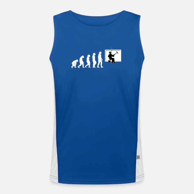Window cleaner evolution Men's Functional Contrast Tank Top 