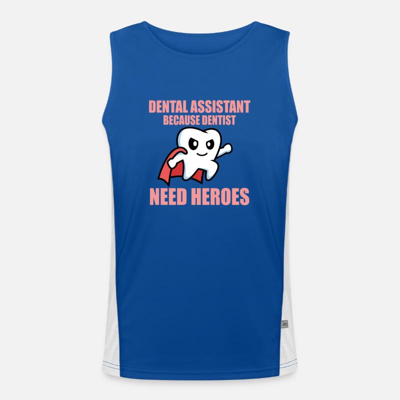 Dental assistant Men's Functional Contrast Tank Top 