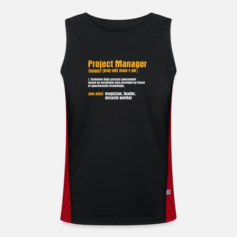 Projektmanager Funktionelles Kontrast-Tank Top für Männer 