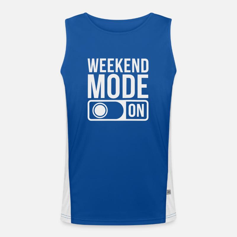 Mode week-end activé Débardeur respirant contrasté Homme 