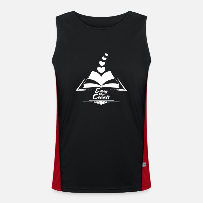 Every page counts Men's Functional Contrast Tank Top 