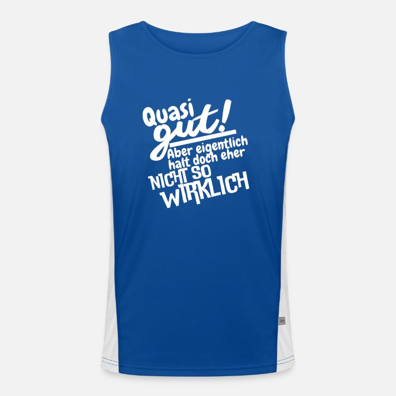 Quasi gut Funktionelles Kontrast-Tank Top für Männer 