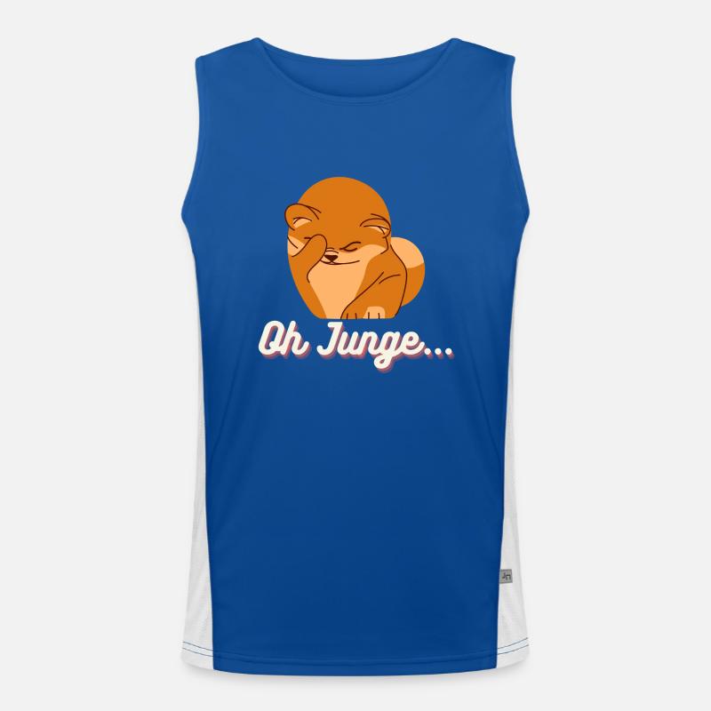 Oh Junge Funktionelles Kontrast-Tank Top für Männer 