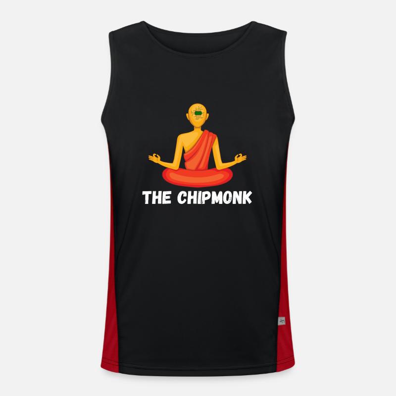 The Chipmonk Men's Functional Contrast Tank Top 