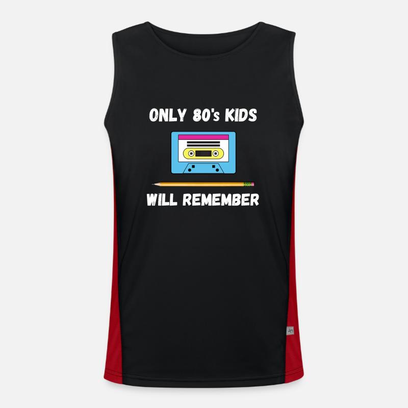 Stift Kassette Funktionelles Kontrast-Tank Top für Männer 