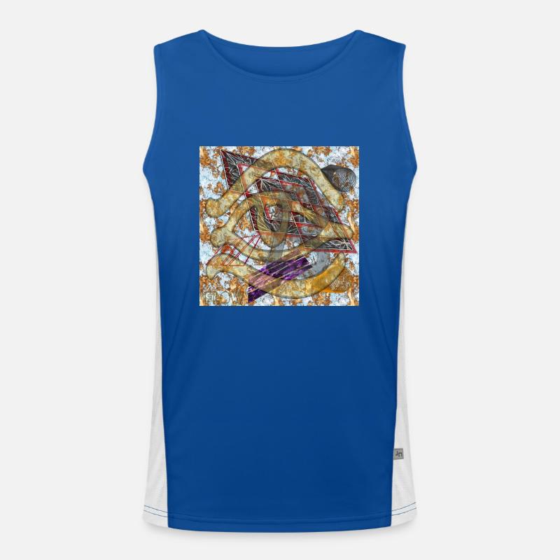 Flow (B) - Image - 2023 Men's Functional Contrast Tank Top 