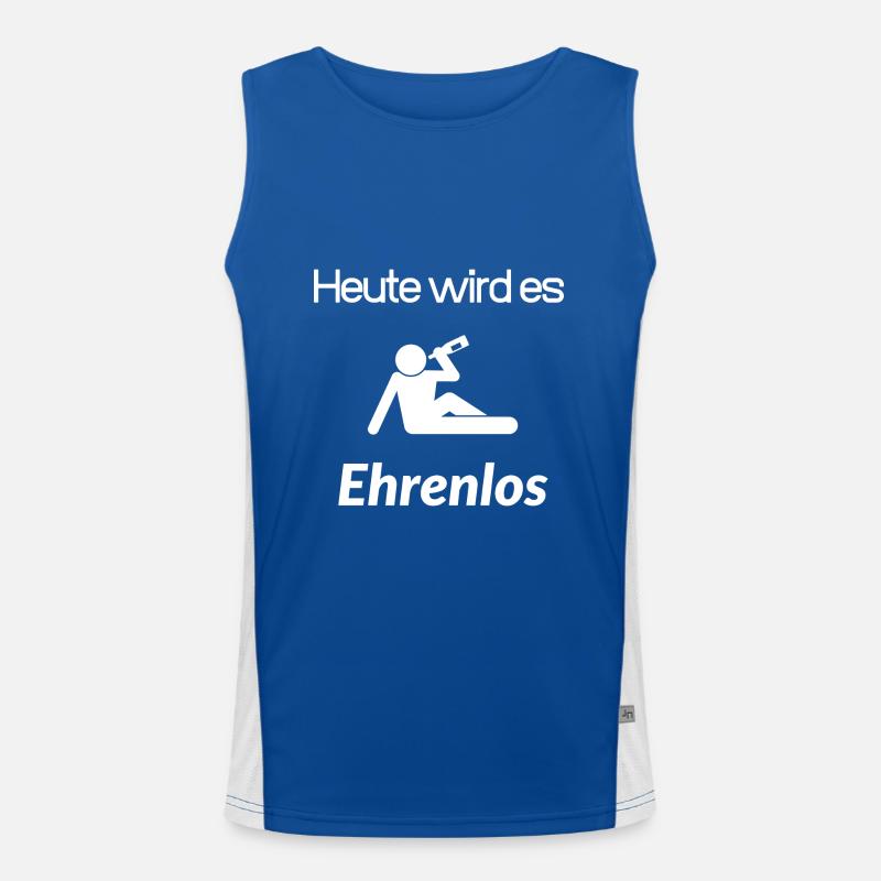 Heute wird es Ehrenlos Funktionelles Kontrast-Tank Top für Männer 
