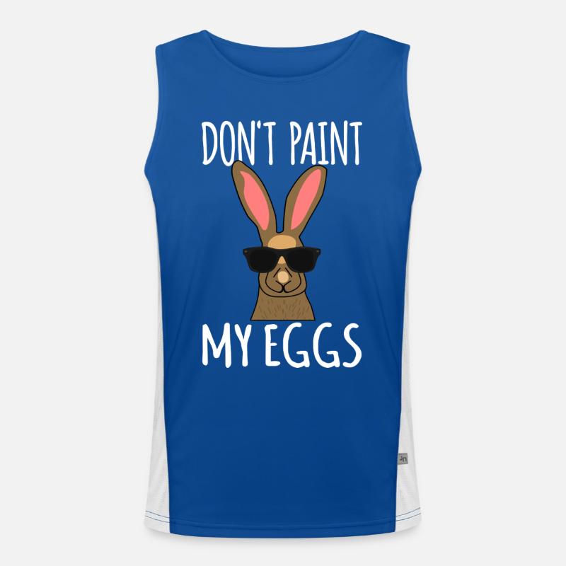 Easter Bunny Men's Functional Contrast Tank Top 
