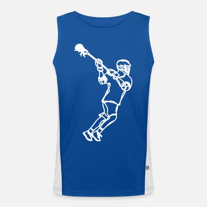 Dessin professionnel de crosse Débardeur respirant contrasté Homme 