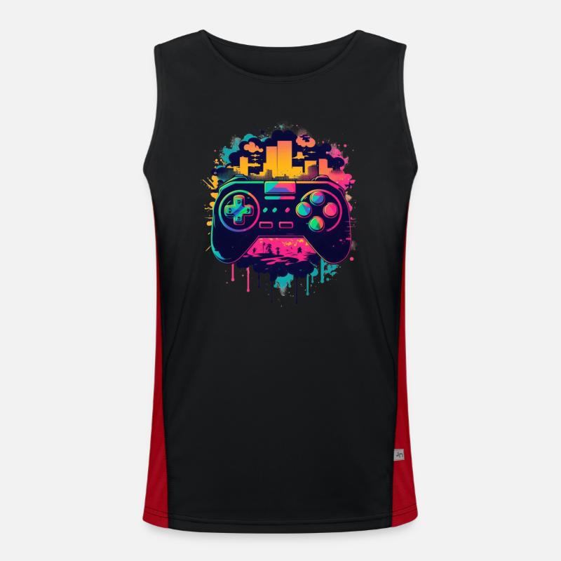 Console de jeu Débardeur respirant contrasté Homme 