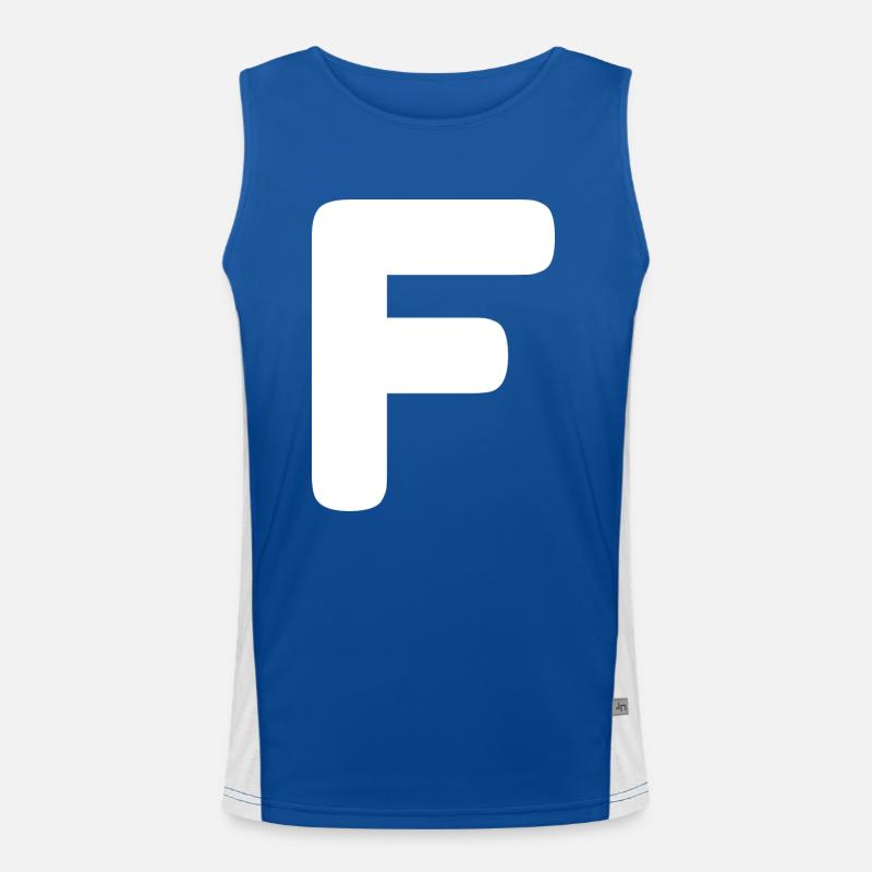 F in den Chat - gefallener Bruder - par respect Funktionelles Kontrast-Tank Top für Männer 