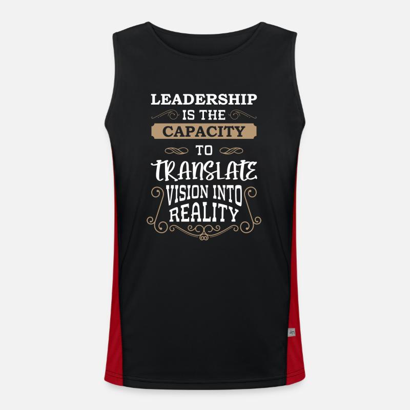 Work Career Supervisor Office Humor Men's Functional Contrast Tank Top 