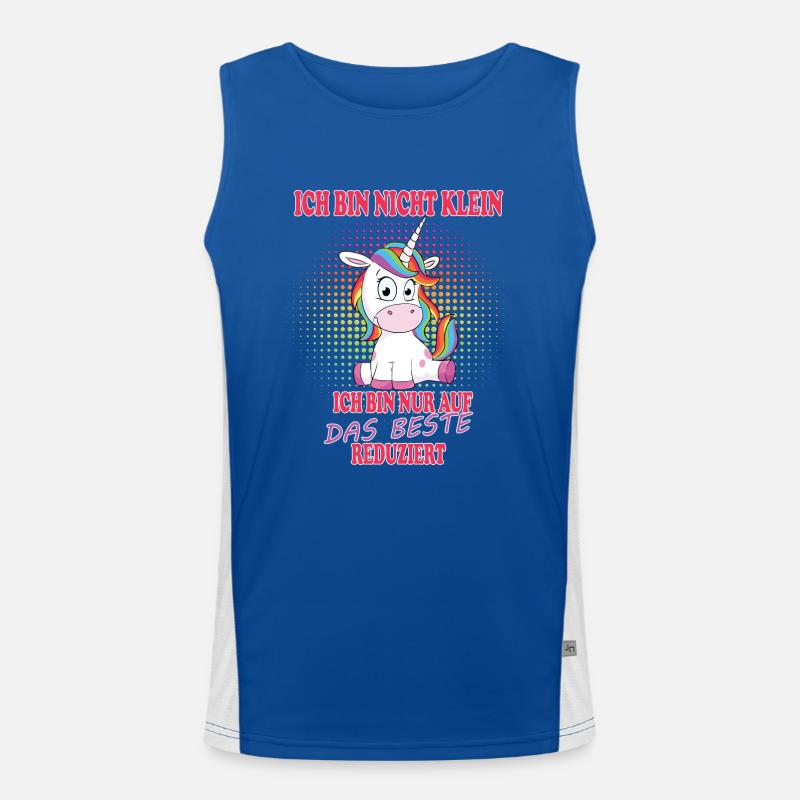 Einhorn Funktionelles Kontrast-Tank Top für Männer 