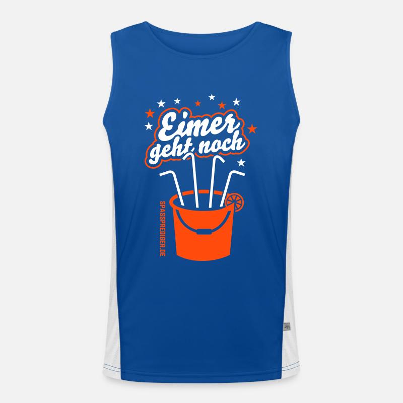 Mallorca Sangria T Shirt Eimer geht noch Funktionelles Kontrast-Tank Top für Männer 