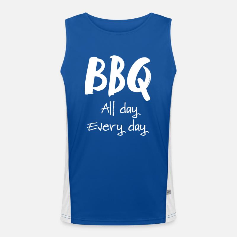 BBQ Men's Functional Contrast Tank Top 