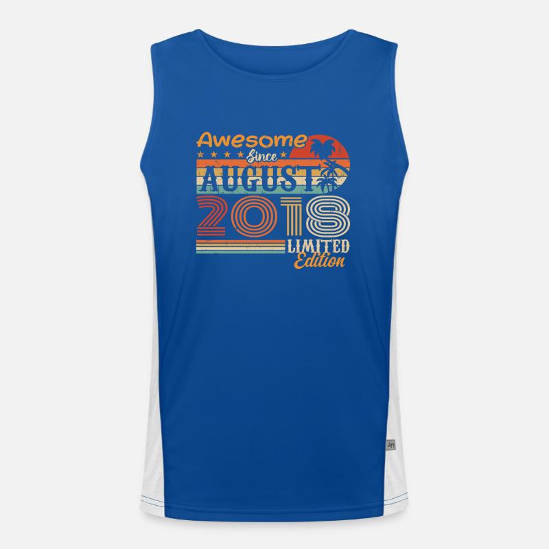 2018 August Geschenkidee August 2018 Funktionelles Kontrast-Tank Top für Männer 