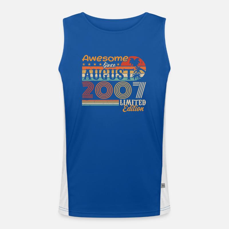 2007 August Geschenkidee August 2007 Funktionelles Kontrast-Tank Top für Männer 