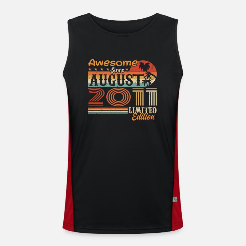2011 August Geschenkidee August 2011 Funktionelles Kontrast-Tank Top für Männer 