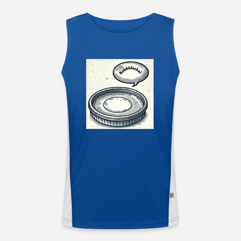 Babbldeckel Funktionelles Kontrast-Tank Top für Männer 
