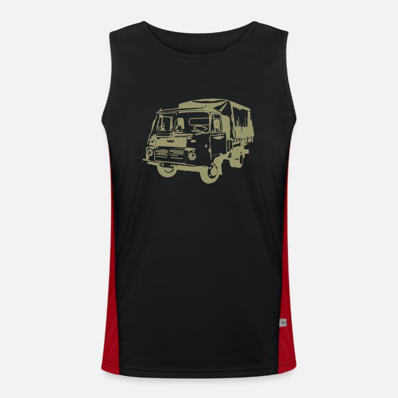 Robur Pritsche LO LD IFA Funktionelles Kontrast-Tank Top für Männer 