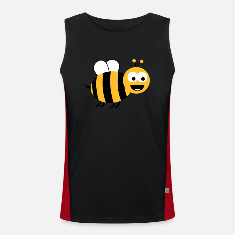 Funny Sweet Bee Débardeur respirant contrasté Homme 