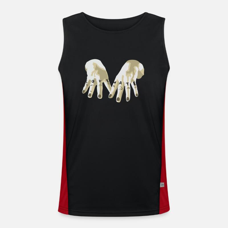Love / Hate Men's Functional Contrast Tank Top 