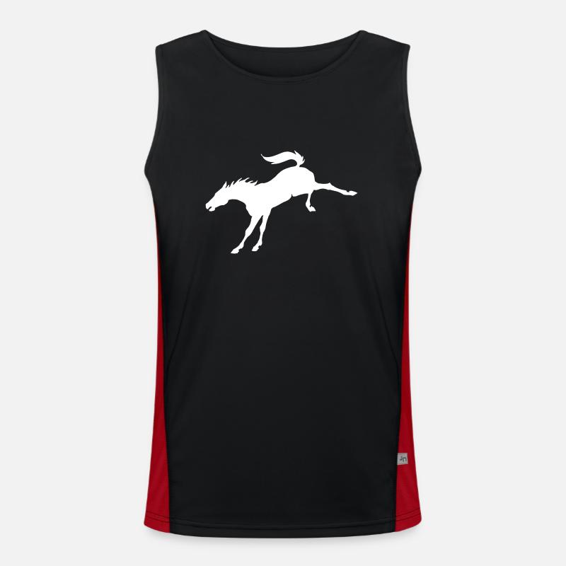 Bucking Bronco Men's Functional Contrast Tank Top 