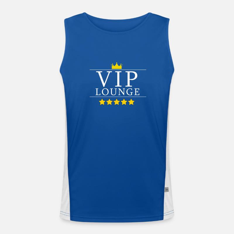 VIP lounge design gift Men's Functional Contrast Tank Top 