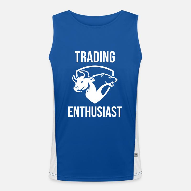 Passionné de trading Débardeur respirant contrasté Homme 