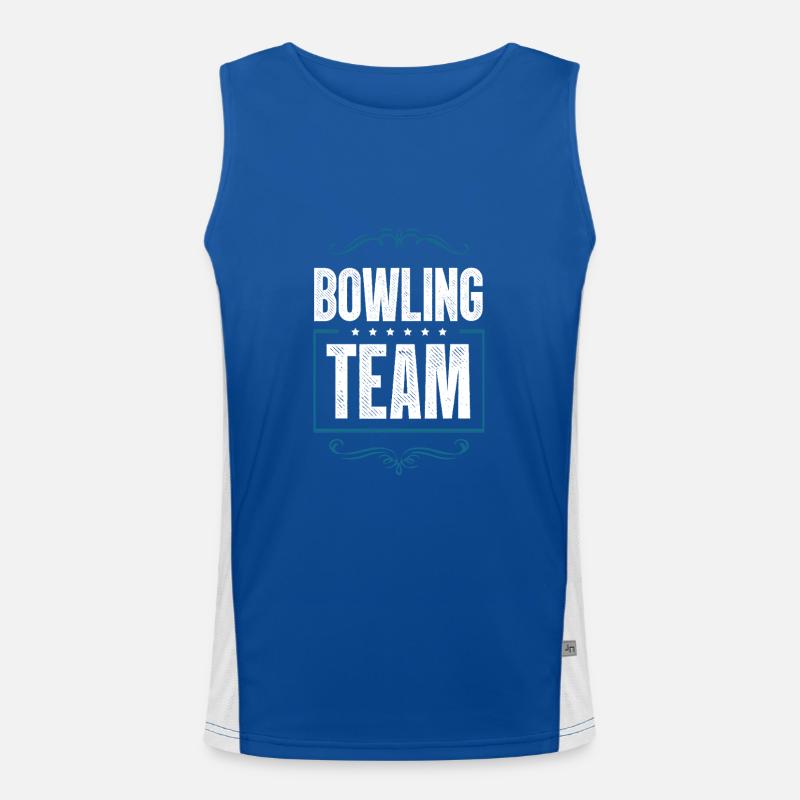 Équipe de bowling Débardeur respirant contrasté Homme 