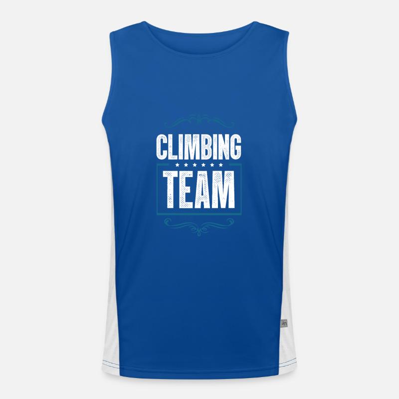 Climbing Crew Funktionelles Kontrast-Tank Top für Männer 