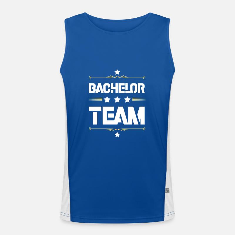 Bachelor Team Funktionelles Kontrast-Tank Top für Männer 