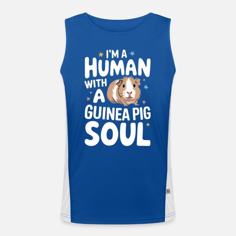 Guinea pig Men's Functional Contrast Tank Top 