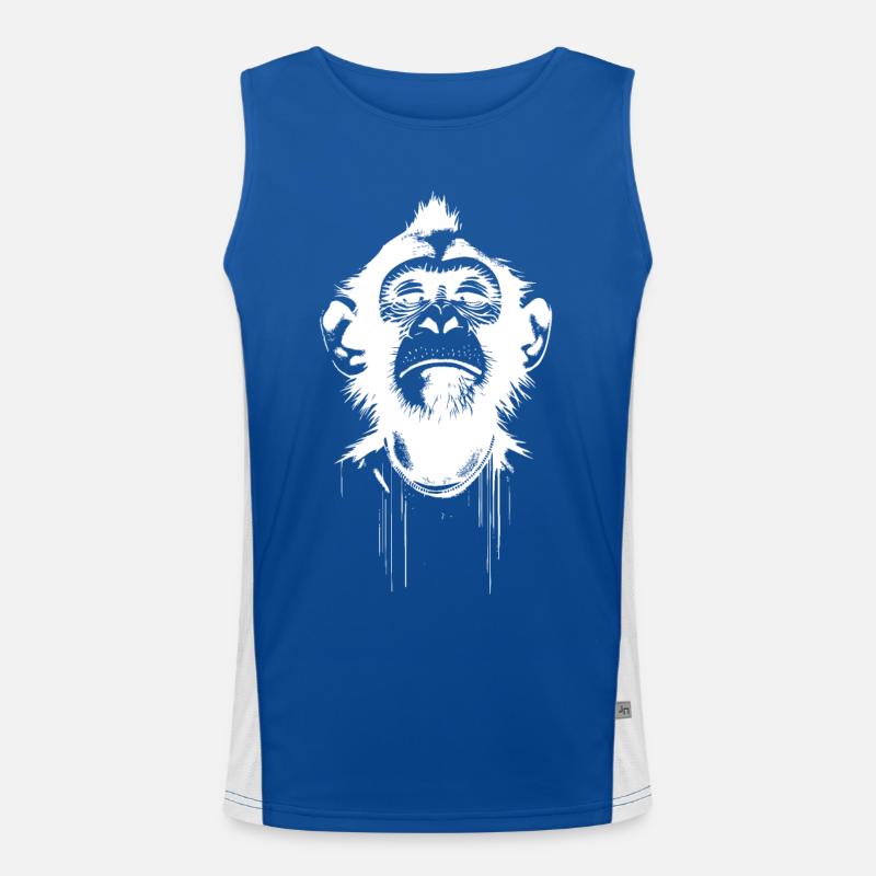 Monkey President Men's Functional Contrast Tank Top 