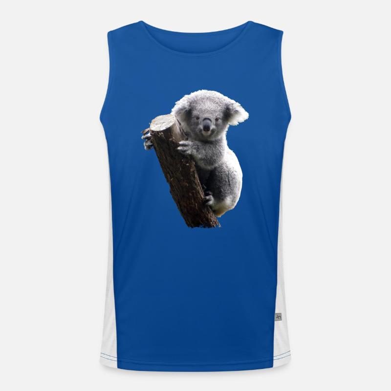 Koala Funktionelles Kontrast-Tank Top für Männer 