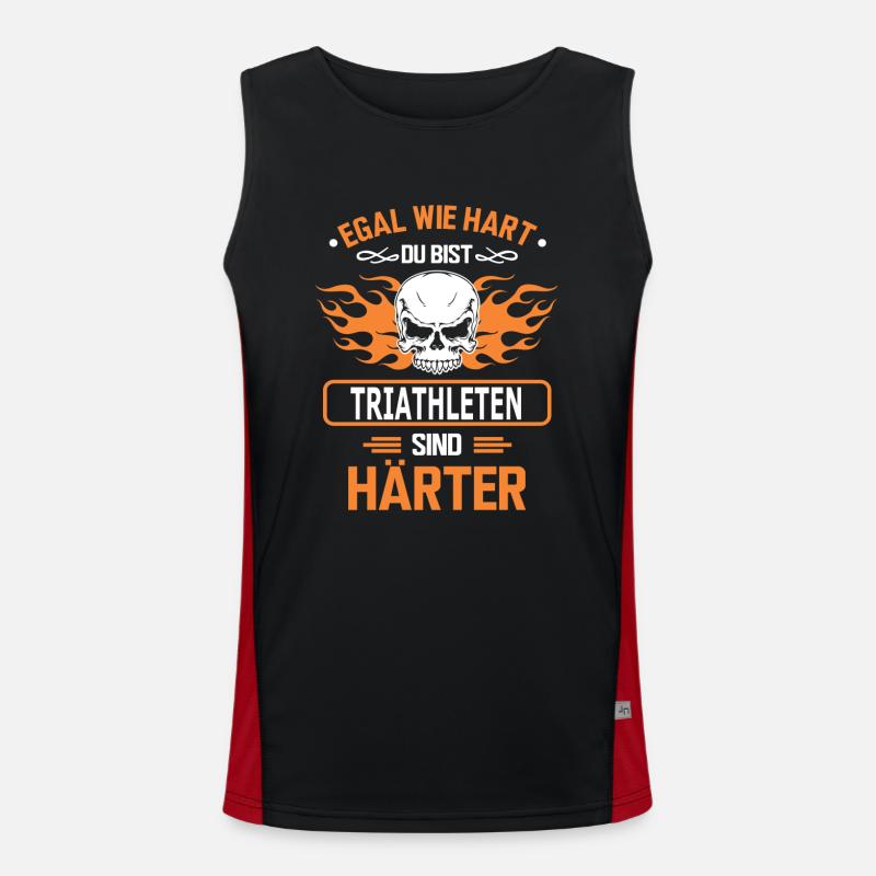 triathleten Funktionelles Kontrast-Tank Top für Männer 